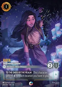 Raya - Determined Explorer 240/204 – Hyperia City, Lorcana card (English)