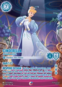 Cinderella - Unintentional Icon 242/204 – Hyperia City, Lorcana card (English)
