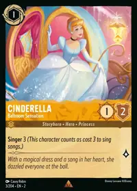 Cinderella - Ballroom Sensation 003 – Rise of the Floodborn, Lorcana card (English)