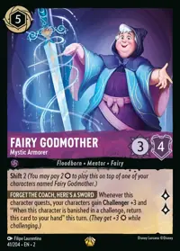 Fairy Godmother - Mystic Armorer 041 – Rise of the Floodborn, Lorcana card (English)