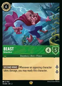 Beast - Relentless 070 – Rise of the Floodborn, Lorcana card (English)