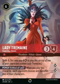 Lady Tremaine - Imperious Queen 211/204 – Rise of the Floodborn, Lorcana card (English)