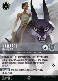 Namaari - Morning Mist 216/204 – Rise of the Floodborn, Lorcana card (English)