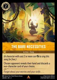 The Bare Necessities 028 – Into the Inklands, Lorcana card (English)