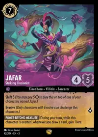 Jafar - Striking Illusionist 042 – Into the Inklands, Lorcana card (English)