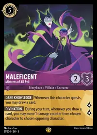 Maleficent - Mistress of All Evil 051 – Into the Inklands, Lorcana card (English)