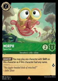 Morph - Space Goo 081 – Into the Inklands, Lorcana card (English)