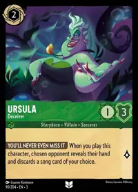 Ursula - Deceiver 090 – Into the Inklands, Lorcana card (English)