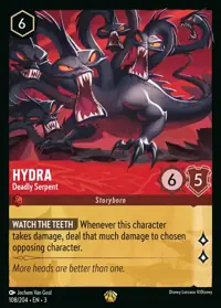 Hydra - Deadly Serpent 108 – Into the Inklands, Lorcana card (English)