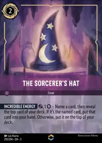 The Sorcerer's Hat 210/204 – Into the Inklands, Lorcana card (English)
