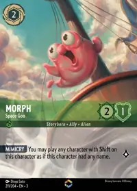 Morph - Space Goo 211/204 – Into the Inklands, Lorcana card (English)