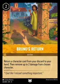 Bruno's Return 026 – Ursula's Return, Lorcana card (English)