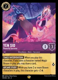 Yen Sid - Powerful Sorcerer 059 – Ursula's Return, Lorcana card (English)
