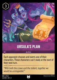 Ursula’s Plan 063 – Ursula's Return, Lorcana card (English)