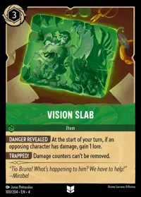 Vision Slab 100 – Ursula's Return, Lorcana card (English)