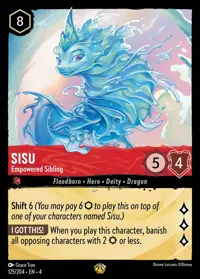 Sisu - Empowered Sibling 125 – Ursula's Return, Lorcana card (English)
