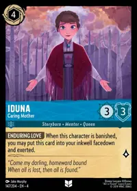 Iduna - Caring Mother 147 – Ursula's Return, Lorcana card (English)