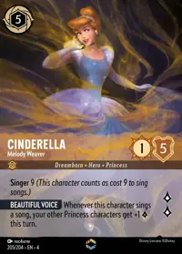 Cinderella - Melody Weaver 205/204 – Ursula's Return, Lorcana card (English)