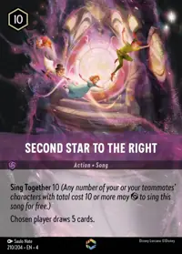 Second Star to the Right 210/204 – Ursula's Return, Lorcana card (English)
