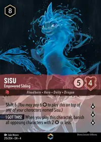 Sisu - Empowered Sibling 215/204 – Ursula's Return, Lorcana card (English)