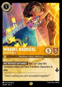 Mirabel Madrigal - Family Gatherer 014 – Shimmering Skies, Lorcana card (English)