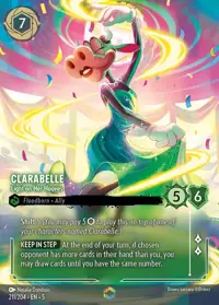 Clarabelle - Light on Her Hooves 211/204 – Shimmering Skies, Lorcana card (English)