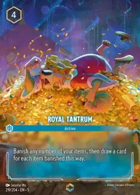 Royal Tantrum 219/204 – Shimmering Skies, Lorcana card (English)