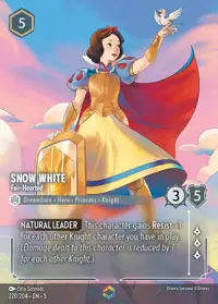 Snow White - Fair-Hearted 220/204 – Shimmering Skies, Lorcana card (English)