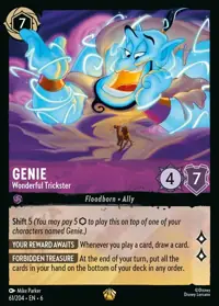 Genie - Wonderful Trickster 061 – Azurite Sea, Lorcana card (English)