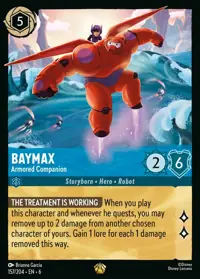 Baymax - Armored Companion 157 – Azurite Sea, Lorcana card (English)