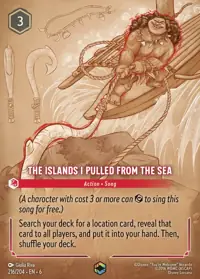 The Islands I Pulled From the Sea 216/204 – Azurite Sea, Lorcana card (English)