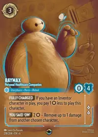 Baymax - Personal Healthcare Companion 218/204 – Azurite Sea, Lorcana card (English)