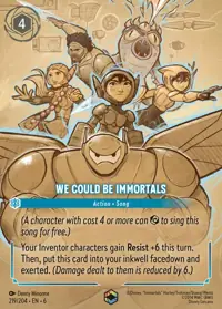 We Could Be Immortals 219/204 – Azurite Sea, Lorcana card (English)