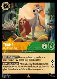 Tramp - Street-Smart Dog 010 – Archazia’s Island, Lorcana card (English)