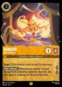 Aurora - Waking Beauty 014 – Archazia’s Island, Lorcana card (English)