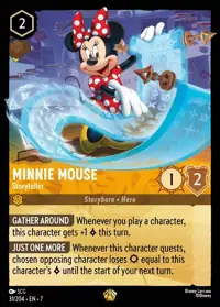 Minnie Mouse - Storyteller 031 – Archazia’s Island, Lorcana card (English)