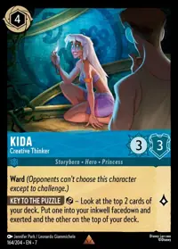 Kida - Creative Thinker 164 – Archazia’s Island, Lorcana card (English)