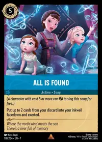 All Is Found 178 – Archazia’s Island, Lorcana card (English)