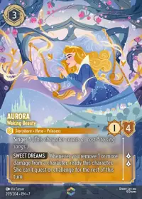 Aurora - Waking Beauty 205/204 – Archazia’s Island, Lorcana card (English)
