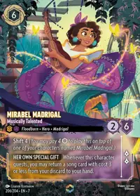 Mirabel Madrigal - Musically Talented 206/204 – Archazia’s Island, Lorcana card (English)