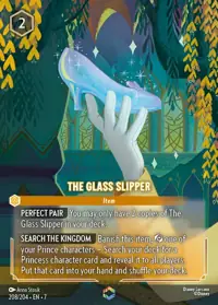The Glass Slipper 208/204 – Archazia’s Island, Lorcana card (English)