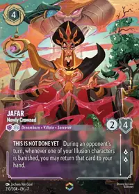 Jafar - Newly Crowned 210/204 – Archazia’s Island, Lorcana card (English)