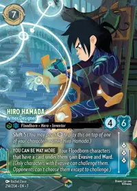 Hiro Hamada - Armor Designer 214/204 – Archazia’s Island, Lorcana card (English)