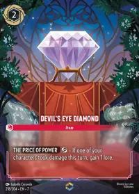Devil's Eye Diamond 218/204 – Archazia’s Island, Lorcana card (English)
