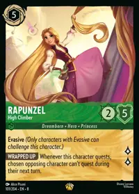 Rapunzel - High Climber 101 – Reign of Jafar, Lorcana card (English)
