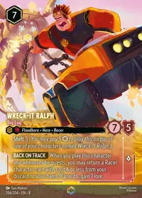 Wreck-It Ralph - Big Lug 206/204 – Reign of Jafar, Lorcana card (English)