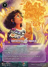 Fantastical and Magical 212/204 – Reign of Jafar, Lorcana card (English)