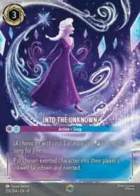 Into the Unknown 213/204 – Reign of Jafar, Lorcana card (English)
