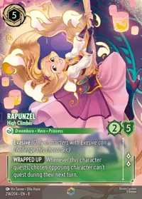 Rapunzel - High Climber 214/204 – Reign of Jafar, Lorcana card (English)