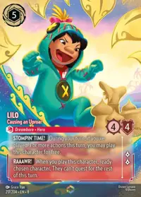 Lilo - Causing an Uproar 217/204 – Reign of Jafar, Lorcana card (English)
